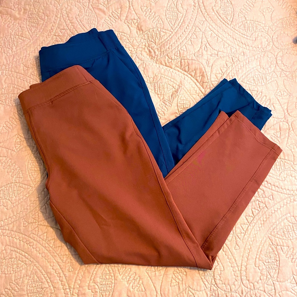 Rust and Navy athletic trousers